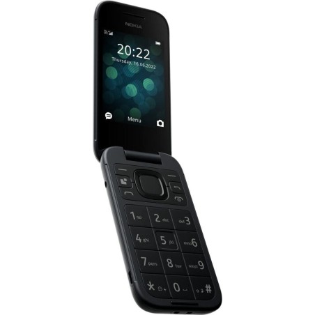 Nokia 2660 Flip - Stylish Black Mobile Phone with 28mm Display & 128MB Memory - Order Now!